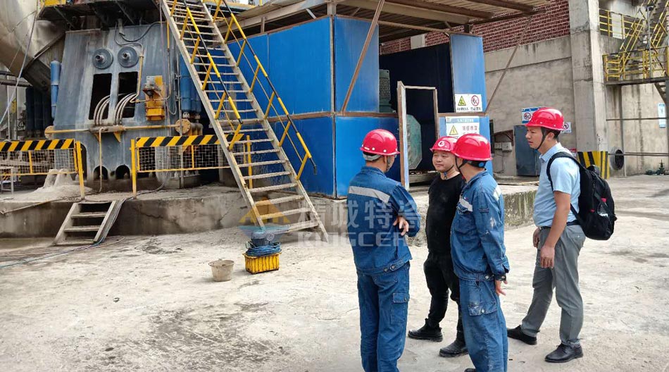 Z6尊龙特瓷赴四川某水泥厂现场勘探以及手艺交流