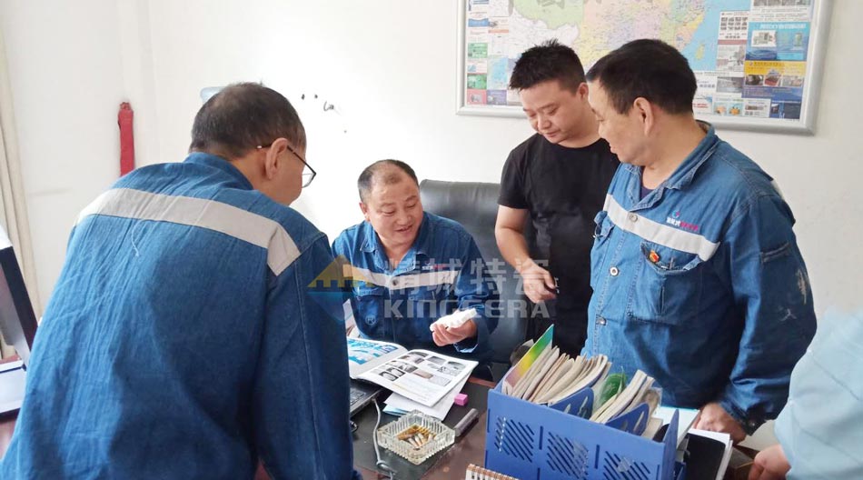 Z6尊龙特瓷赴四川某水泥厂现场勘探以及手艺交流